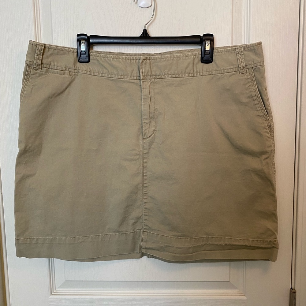 Merona khaki 18 skirt